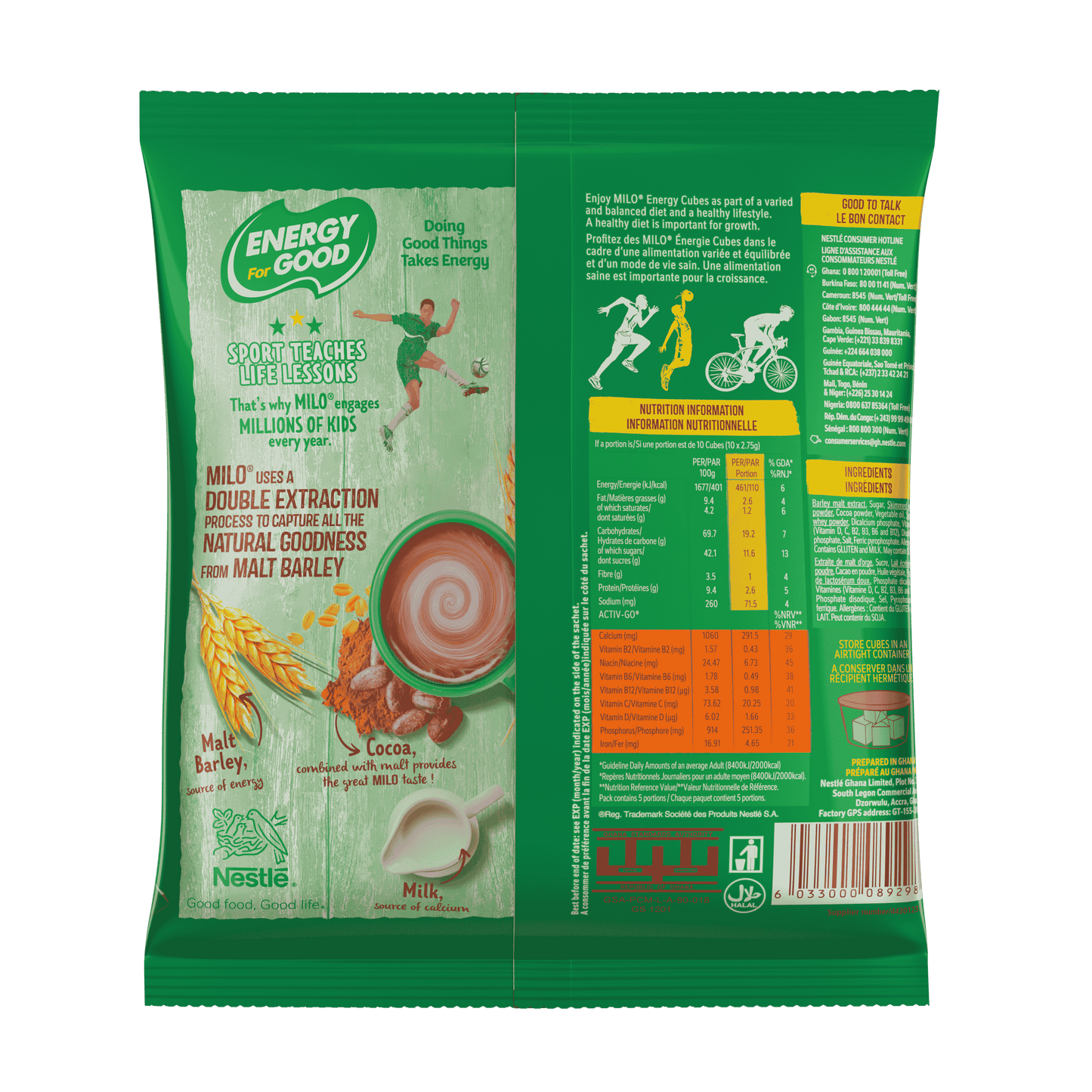 MILO® Cubes d'énergie